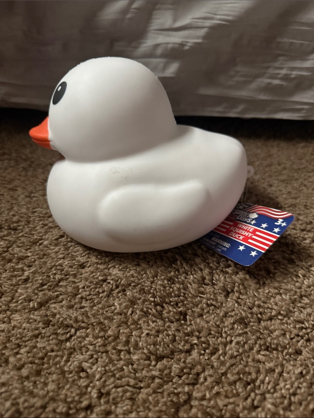 White Rubber Duck squishy